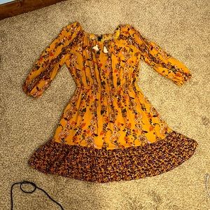 Yellow dress for girls